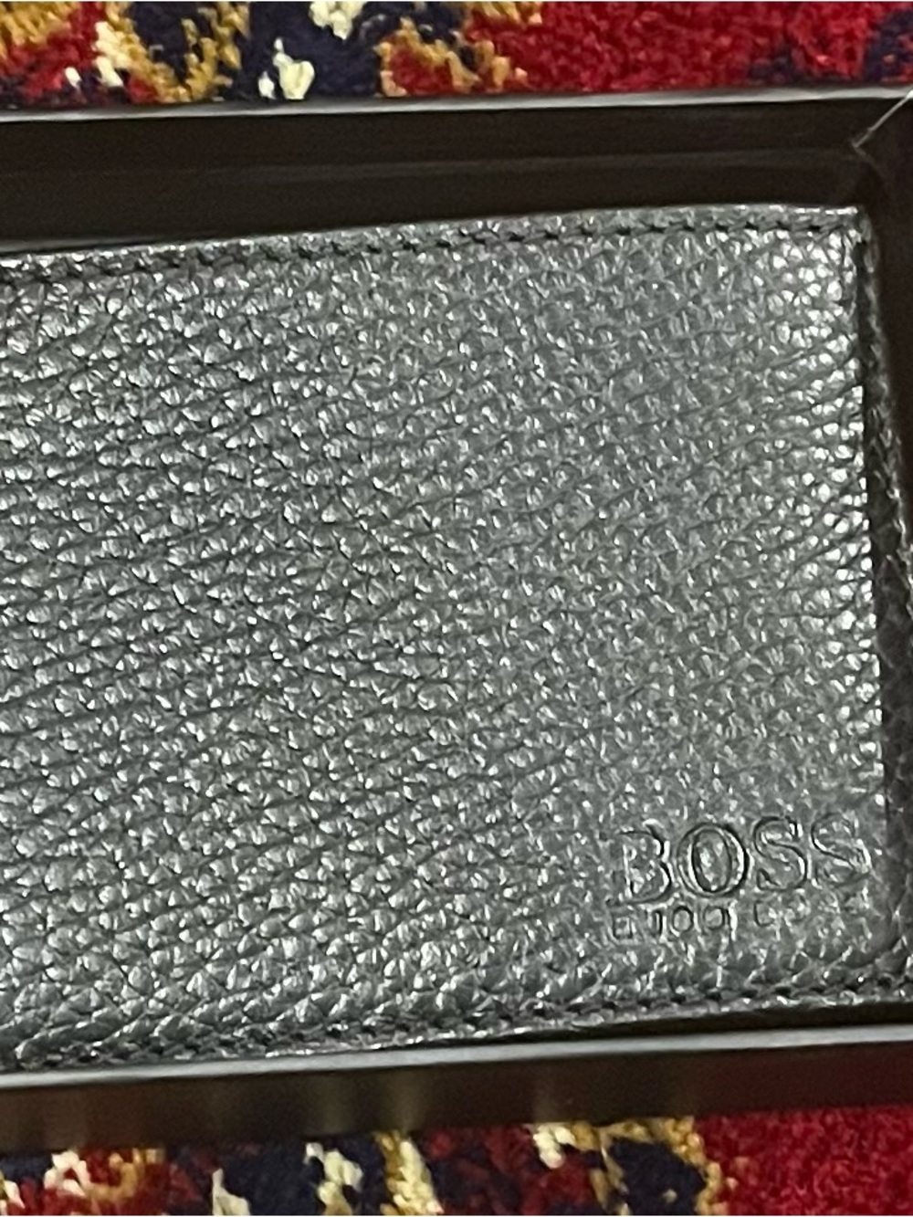 Hugo BOSS Men's Black Leather Wallet